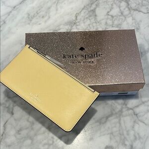Kate Spade Yellow Wallet